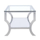 Saide - Rectangular Glass Top Table