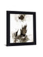 Shadowed Muse - 28" x 34" Framed Wall Art - Gray