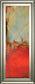 Chicago St. Rush I By Erin Ashley - Framed Print Wall Art - Red