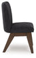 Dilenno - Dining Upholstered Side Chair (Set of 2) - Dark Brown