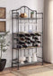 Edina - Wine Rack - Oak & Sandy Black