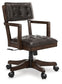 Breckington - Home Office Desk Chair - Dark Brown