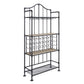 Edina - Wine Rack - Oak & Sandy Black