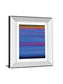 Abstract Blues By Mark Baker - Mirror Framed Print Wall Art - Blue