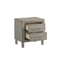Lennox - 2 Drawer Nightstand - Gray