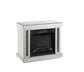 Noralie - Fireplace - Mirrored & Faux Diamonds