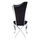 Cyrene - Side Chair (Set of 2) - Black Fabric & Stainless Steel