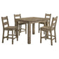 Cardova - 5 Piece Counter Height Dining Table Set - Vineyard Oak