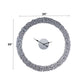Kachina - 39" Wall Clock - Mirrored & Faux Gems