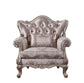 Jayceon - Chair With Pillow - Fabric & Champagne