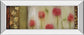 Rain Flower Il By Dysart - Mirror Framed Print Wall Art - Beige