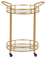 Wynora - Bar Cart - Gold