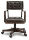 Breckington - Home Office Desk Chair - Dark Brown