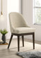 Reseda - Upholstered Dining Side Chair (Set of 2) - Beige