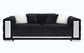 Trislar - Sofa With 4 Pillows Same 52525) - Black Velvet