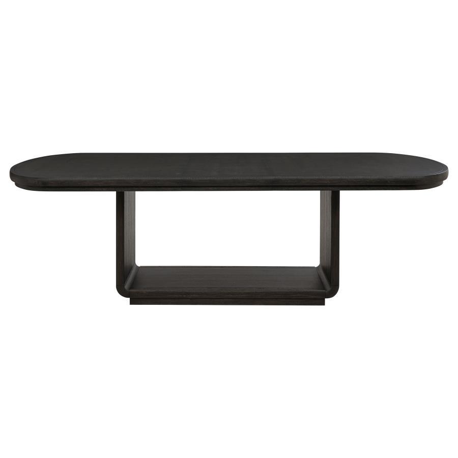 Leandro - 78" Extension Dining Room Table - Burnished Black