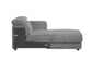 Alwin - Modular Rf Chaise - Dark Gray Fabric