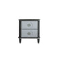 House Beatrice - Nightstand - Charcoal & Light Gray