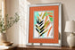 Vivid Fronds II By Jennifer Goldberger - Orange