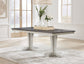 Darborn - Dining Table - Gray / Brown