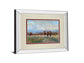 River Run By Louis Bourne - Mirror Framed Print Wall Art - Light Blue