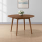 Oscar - 47" Round Dining Table - Walnut