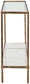 Ryandale - Console Sofa Table - Antique Brass Finish