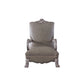 Dresden - Chair With Pillow - Synthetic Leather & Vintage Bone White