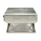 Brancaster - 51" Coffee Table - Aluminum