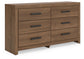 Broachmyn - Six Drawer Dresser