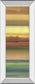 Ambient Sky Il By John Butler - Mirror Framed Print Wall Art - Light Brown