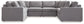 Modmax - U-Shaped Sectional - Granite
