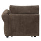 Theodore - Modular Right Facing Arm Chair - Brown Chenille