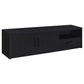 Murray - 70" 2-Door TV Stand Media Console - Black