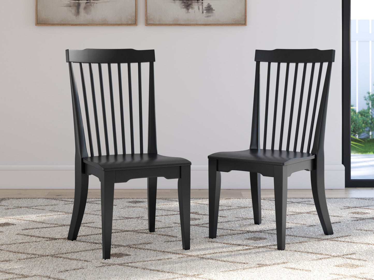 Brenkerton - Dining Room Side Chair (Set of 2) - Black