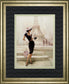 Love, From Paris By Steve Henderson - Framed Print Wall Art - Beige