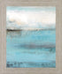 Azure Refuge - 28" x 34" Framed Wall Art - Light Blue