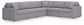 Modmax - L-Shaped Sectional - Granite