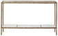 Ryandale - Console Sofa Table - Antique Brass Finish