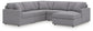 Modmax - U-Shaped Sectional - Granite