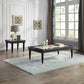 Tayden - End Table With Marble Top - Marble Top & Black