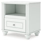 Kozlani - One Drawer Night Stand - White