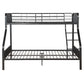 Caius - Twin Long/Queen Bunk Bed - Gunmetal