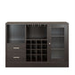 Hazen - 33" Wine Cabinet - Espresso