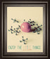 Enjoy The Little Things By Gail Peck - Framed Print Wall Art - Beige