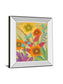 Flowerbed By Cary Phillips - Mirror Framed Print Wall Art - Orange