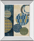 Harmony I By Tom Reeves - Mirror Framed Print Wall Art - Beige