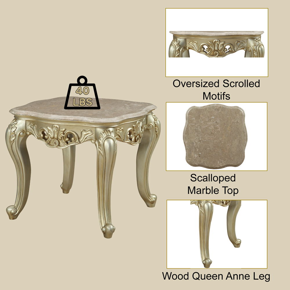 Gorsedd - Table With Marble Top