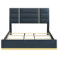 Ines - Fabric Upholstered Panel Bed