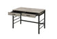 Disho - Writing Desk With USB - Light Weathered Oak & Black